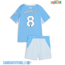 Camisa de time de futebol Manchester City Mateo Kovacic #8 Replicas 1º Equipamento Infantil 2026-27 Manga Curta (+ Calças curtas)